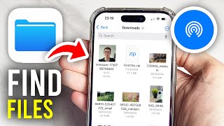 How To Find Airdrop Files On A iPhone  Full Guide [upl. by Nylsaj]