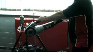 Ridgid 690C Power Pipe Theader Machine [upl. by Nelehyram]