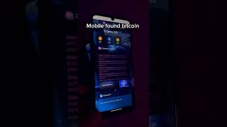 Mobile Found Bitcoin☠️💵 shorts cryptominingtips cryptocurrencymining crypto [upl. by Atterol]