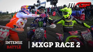 Insane Battle  Gajser  Herlings  Febvre  Coldenhoff  MXGP Race 2  MXGP of Trentino 2021 [upl. by Dnomaid11]