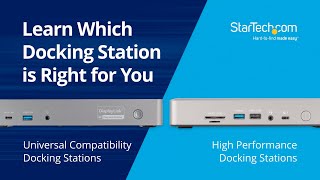 How to Select the Right Docking Station  StarTechcom [upl. by Siblee]