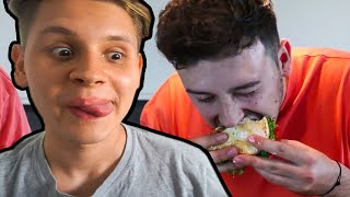 Evanijo reagiert auf Crispy Robs Burger😏🍔 [upl. by Cazzie950]