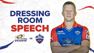 Delhi Capitals Dressing Room Speech  MI v DC  WPL 2024 [upl. by Hamel158]