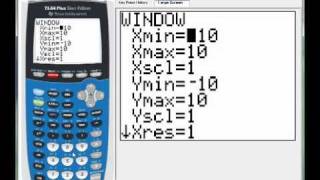 Graphing a Radical function using the TI84 Plus [upl. by Saqaw726]