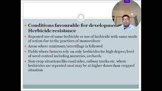 Herbicide resistance and its managementicar nabard fci agriculture [upl. by Miguelita309]