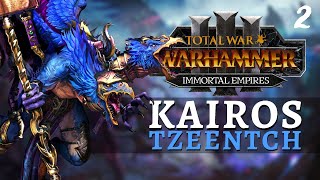 BEACH DAY  Immortal Empires  Total War Warhammer 3  Tzeentch  Kairos 2 [upl. by Neddie685]