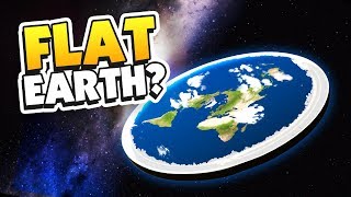 IS THE EARTH REALLY FLAT  Universe Sandbox 2 VR [upl. by Adnotal]