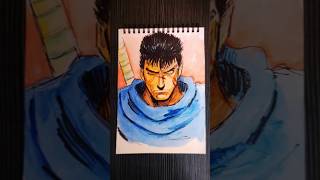 Drawing🎨 Guts Berserk ✨ guts artvideo shorts berserk [upl. by Anegal]