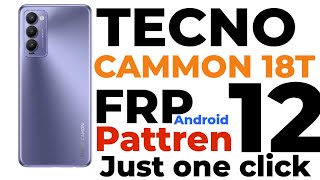 tecno camon 18 frp bypass android 12  tecno camon 18 frp bypass unlock tool [upl. by Colner]