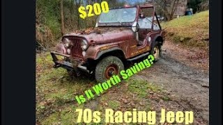 I Paid 200 For a 70’s Racing Jeep Update [upl. by Elvina]