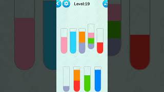 Water puzzle game level 19 gaming gameplay trending shots [upl. by Sidran]