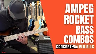 The New Ampeg Rocket Bass Combos with Shane at Concept Music [upl. by Anev]