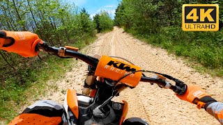 Freeriding on KTM 125 SX 4K UHD [upl. by Thaddaus111]