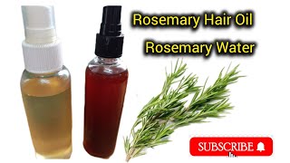 Make Rosemary Oil amp Water at Home  जादुई तेल  Effective Oil amp Water for Hair Growth amp Hair loss [upl. by Adirahs207]