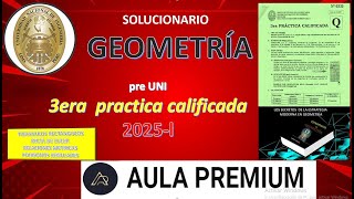 SOLUCIONARIO DE LA TERCERA PRACTICA DE PRE UNI 2025 1uni [upl. by Asiram]