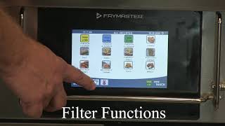 Frymaster FilterQuick 120 Touchscreen Operation [upl. by Harrus]