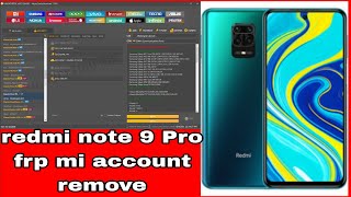 Redmi Note 9 Pro FRP  UNLOCK TOOL  MIUI 125  Redmi Note 9 Pro Google Account GSM GULFAM [upl. by Caty136]