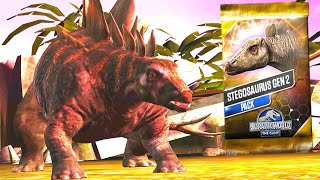 44 GOOD PACK A NEW CHALLENGER STEGOSAURUS GEN 2 PACK  HT GAME [upl. by Lorolla303]