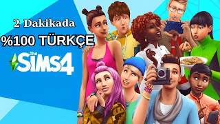 The Sims 4 Türkçe yama kurlumu  2 dakikada hızlı ve temiz kurulum [upl. by Anid17]