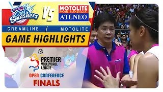 PVL OC 2018 Coach Tais final timeout with Creamline  Game Highlights [upl. by Haroun43]