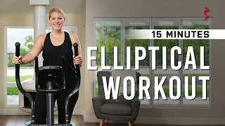 15 Minute Beginner Elliptical  Resistance Training [upl. by Jose]