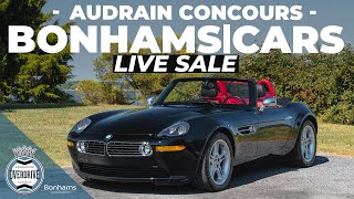 BonhamsCars The Audrain Concours Auction  Live stream [upl. by Darius]