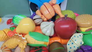 🔴LIVE CUTTING🔪🔪🌽🧅CHICKEN AND 🍎APPLE FRUITS FISH🐠 SEAFOODS ASMR [upl. by Eiggem]