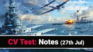 CV AA Spotting Test Notes Discussion  Twitch Stream Highlight 27th July 2024 [upl. by Dougall612]