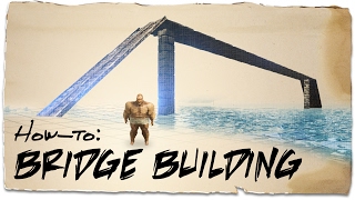 How to build a bridge over water  ARK Survival Evolved  Building Tips [upl. by Goldarina]