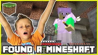 FOUND A MINESHAFT  Minecraft [upl. by Ginni313]