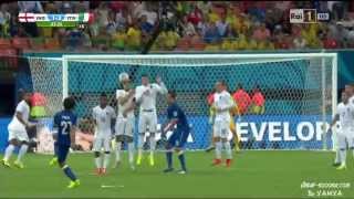 Pirlo INCREDIBLE Free Kick HD  Italy vs England  World Cup 2014 [upl. by Rosemare]