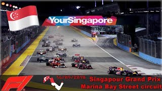 Formule 1  Grand Prix de Singapour à Marina Bay Street le 16 Septembre 2018 [upl. by Reichert]