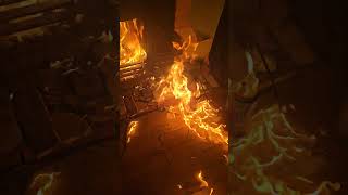 Getting the log fire going ks style funnyvideo fire logfire housefire petrol [upl. by Chellman]