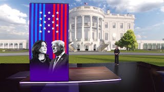 BBC US Election 24 Arabic amp Persian  RealTime Graphics Reel [upl. by Ileane457]