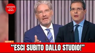 ⚪CAPEZZONE E DEL DEBBIO SFURIATA SCIOCCANTE DURANTE LA DIRETTA TV [upl. by Humbert658]