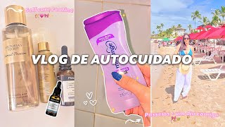 🎀VLOG RELAXANTE DE AUTOCUIDADO✨ self care routine praia um dia comigo♡ [upl. by Akered788]