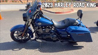 2023 Harley Davidson Road King  Test Ride Review [upl. by Azalea]