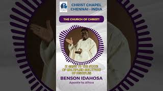 THE CHURCH OF CHRIST Benson Idahosa ChristChapel ApostletoAfrica ArchBishop RevVPIsaac [upl. by Alyworth]