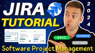 Ultimate Jira Tutorial for Beginners 2024  Free Agile Project Management Tool [upl. by Uy182]