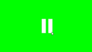 play and pause effect green screen animation ✨ [upl. by Whitehurst]