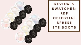 REVIEW amp SWATCHES RITUEL DE FILLE CELESTIAL SPHERE EYE SOOTS  Integrity Botanicals [upl. by Enyawud]