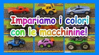 Impariamo i colori con le macchinine  AlexKidsTV [upl. by Parshall]