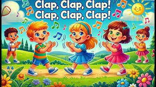 Clap Clap Clap  HappyBeats4kids  Nursery Rhymes amp Children Songs trending cocomelon beats [upl. by Broderic975]