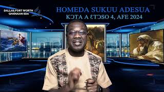 Twi Sabbath School  Lesson 8  4QT 2024  FULFILLING OLD TESTAMENT PROPHECIES  DFW Ghana SDA [upl. by Zorine17]