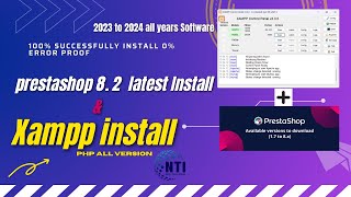 how to install prestashop 812 amp xampp in windows 10 11 Full stepbystep 100 🤩 without any error [upl. by Kowatch]