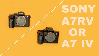 Sony A7R V vs Sony A7 IV Which one should YOU get [upl. by Doolittle]