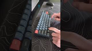 gateron black V2 20 sound test in rk61 [upl. by Malvina]