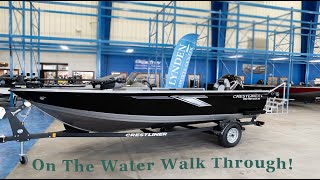 Crestliner 1650 Fish Hawk Walkthrough  Lynden Sports Center [upl. by Salohci871]