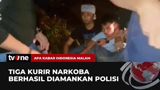 Polisi Berhasil Amankan Tiga Kurir Narkoba Jaringan Internasional  AKIM tvOne [upl. by Gris]