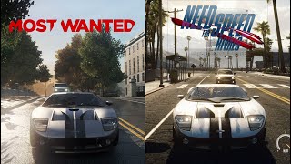 Need for Speed  Most Wanted vs Rivals  Graphics and Sound Comparison [upl. by Luckin57]